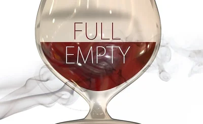 glass half empty 