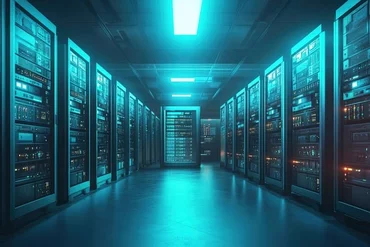 An image of a data center