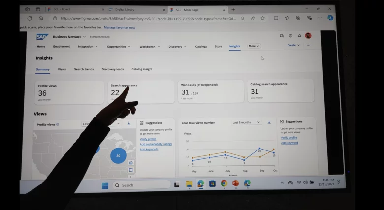 SAP Promote supplier visibility screen - for SAP Business Network