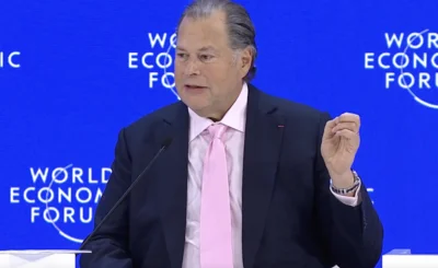 davos benioff salesforce 