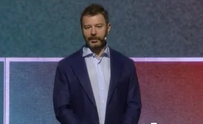 Daniel Dines at UiPath Fusion screengrab