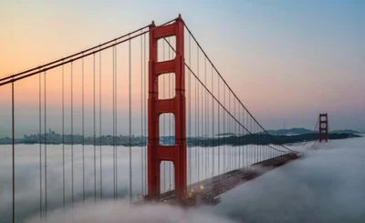 Golden Gate Bridge in Mist © Stephen Leonardi - Canva