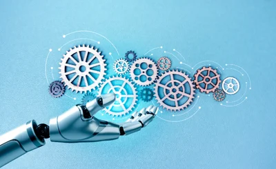 AI agent and robotics concept with robotic hand interacting © teteescape - Canva