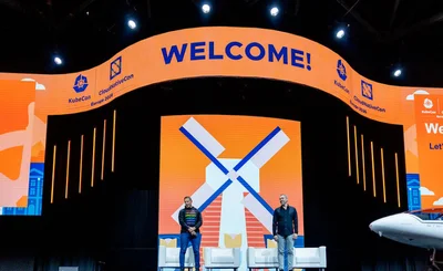 Keynote stage at KubeCon Europe 2026 © CNCF Events