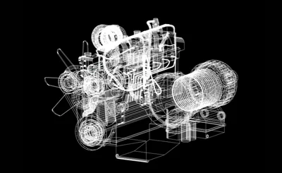 Car Engine blueprint © Jelena83 - Canva