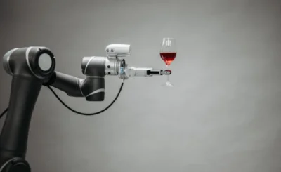A Robot Holding a Wine Glass © Pavel Danilyuk - Canva.com