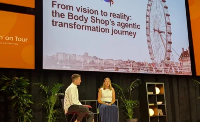 Richard Potter and Hilary McNair at UiPath on Tour London © author